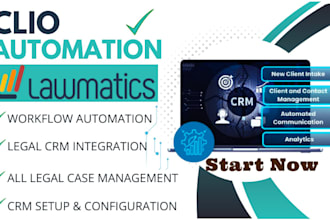 automate clio grow client portal crm setup zapier lawmatics integration