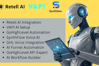 integrate retell ai vapi with gohighlevel synthflow voice and calling agent