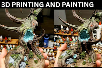 3d print and paint your 3d models and ship to you