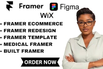 do framer redesign, built framer, medical framer, framer template