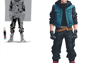 draw anime and manga character illustration