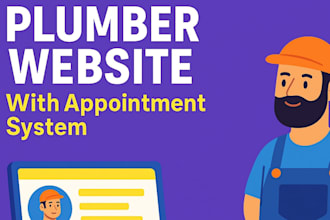 create plumber website with appointment system plumbing website