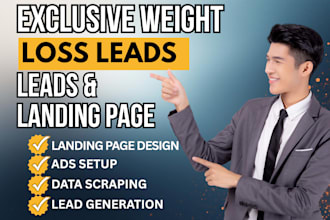 generate weight loss leads health and fitness leads weight loss website