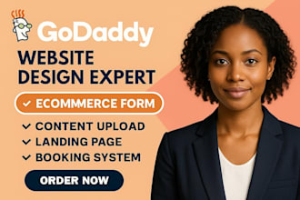 godaddy website redesign godaddy website design, develop godaddy website