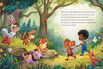 ghostwrite children bedtime story, moral tale, short story, adventure story