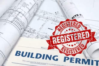 provide stamping residential building plan architectural blueprints
