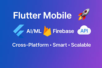 flutter applications powered by ml,  firebase and custom apis