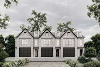design 3d house rendering 3d model elevation remodel farm house redesign