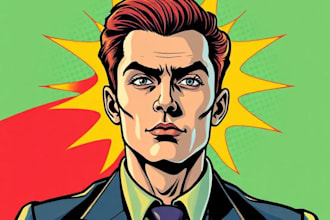 create a pop art advertisement