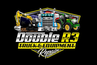 create awesome and gorgeous equipment logo design