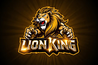 design outstanding lion king logo with express delivery