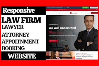 design law firm business website attorney lawyer appointment website
