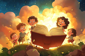 create artistic fantasy book cover design