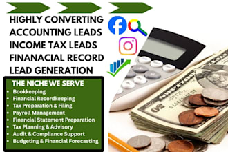 generate accounting leads income tax leads financial record leads cpa leads