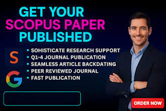 write, rewrite and publish article in a scopus, ieee, sci, ssci indexed journal