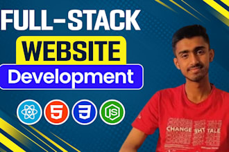 build full stack websites , frontend website