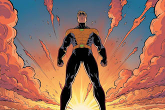 superhero character for comics