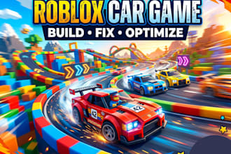 build or fix your roblox car game with lua scripting, UI and full development