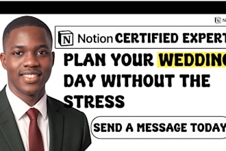 setup notion wedding event planning planners timelines vendors budgets organizer