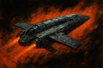 model hard surface scifi vehicles, spaceships