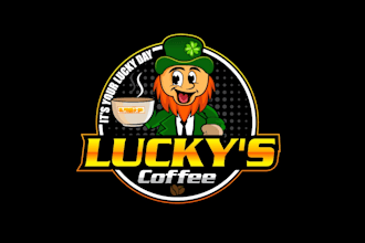 create attractive and imagination leprechaun logo design