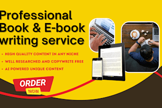 be your expert ai book and ebook writer