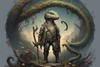 create epic dnd character art for campaigns
