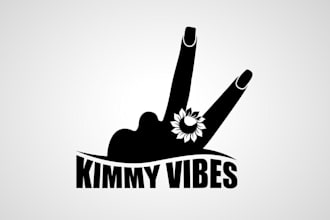 design amazing beautiful finger logo