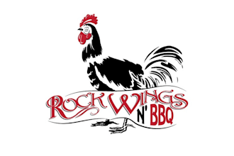 design particular restaurant logo for rock wings BBQ