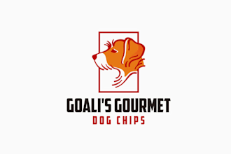 design best quality super dog treat logo
