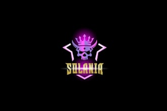 design captivating playing game or e sports logo