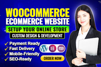 create an ecommerce website using woocommerce for your online store