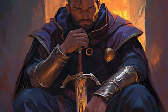 dnd character art and dnd character art and friendship portrait