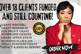 nonprofit grant writing proposal writing business grant research application