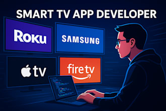 develop custom ott apps for roku, lg, samsung, apple TV