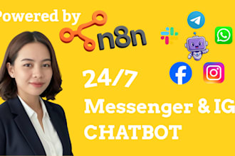 automate fb and ig messages with an n8n chatbot