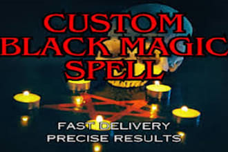 cast custom spells for you, career, ex back, curse and luck