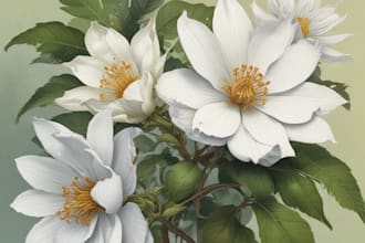 design botanical illustration art for you
