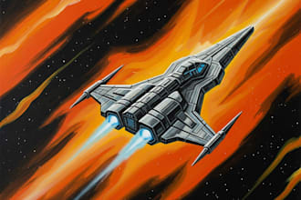 make sci fi spaceship models