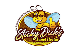 create wonderful and excellent honey logo design