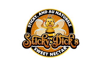 create graceful and fantastic honey logo design
