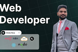 be your full stack developer, mean, mern, react or nodejs, web development