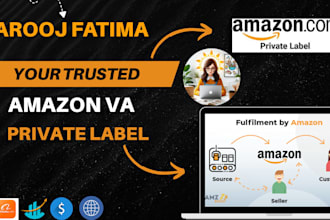 be your amazon VA for private label and amazon fba specialist