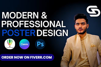 design modern and creative posters