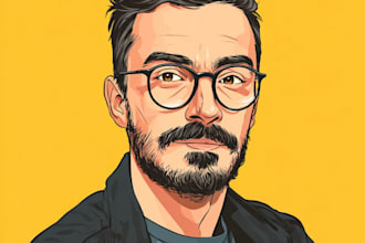 do vector art portrait face, animal, vehicle
