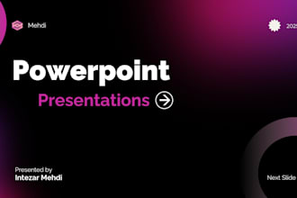 design power point presentations and slides with animation