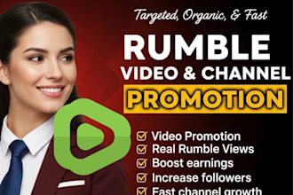 do rumble promotion, rumble video promotion video marketing to USA audience