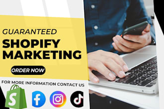 boost shopify sales and shopify traffic, shopify marketing and shopify promotion