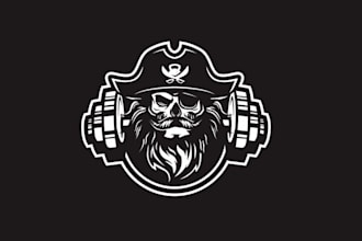 design awesome gym wall logo