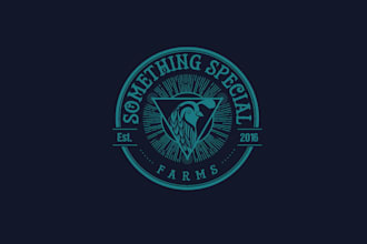 design particular cannabis farm logo